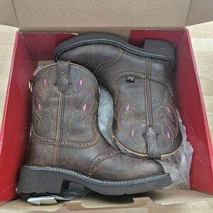 Justin Gemma GY9526 Shetland Cowboy Western Boots NIB! SIZE 7B NEW